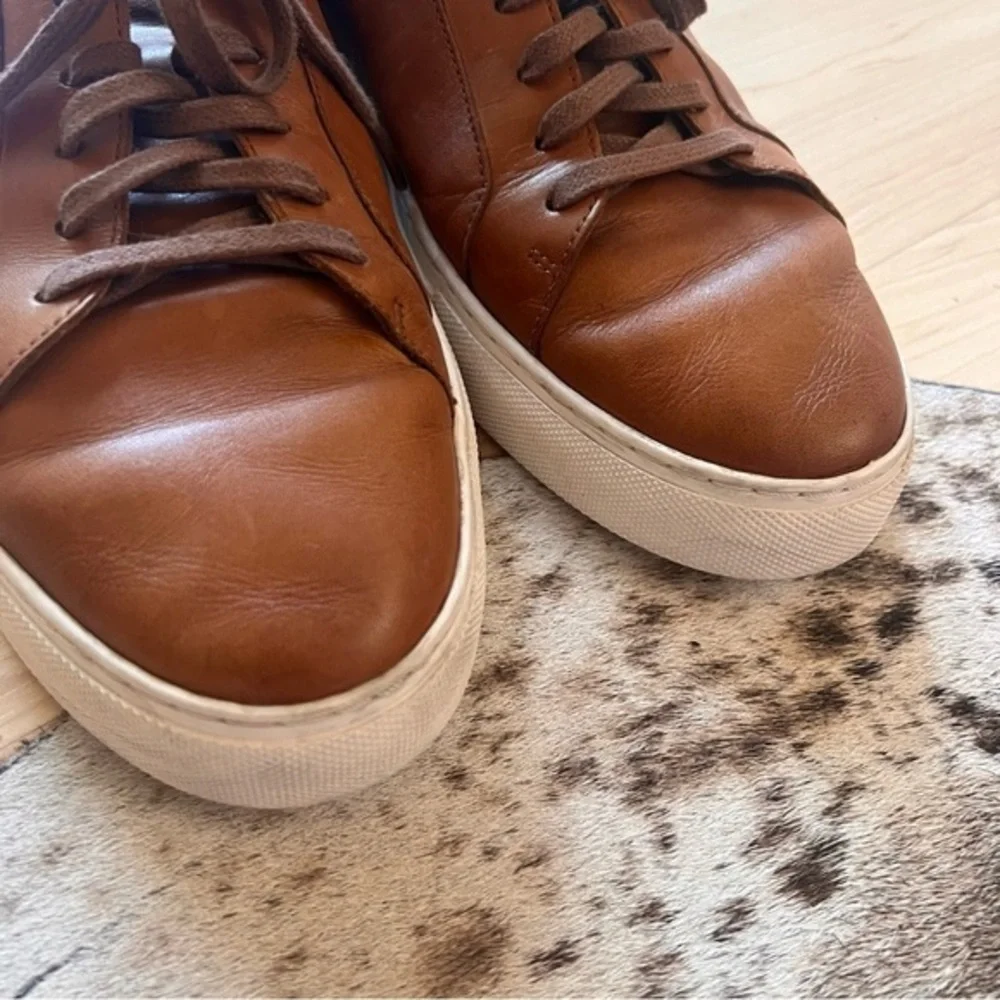 COLE‎ HAAN Brown Men's Grand Series Jensen Sneakers in British Tan Size 10.5